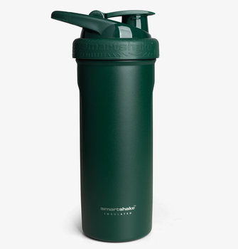 Шейкер спортивний SmartShake металевий Insulated Steel 750ml Racing green
