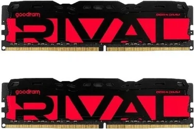 Pamięć RAM Goodram DDR4-3200 65536MB PC4-25600 (Kit of 2x32768) Rival Radiant Red (GGRRD4-32L18/64GDC)