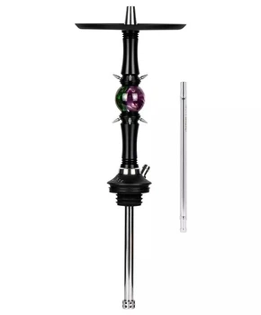 Шахта для кальяна Moze Sphere Lactic Titan 55см с диффузором под уплотнитель нержавеющая сталь