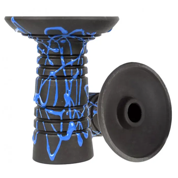 Чаша Gusto Bowls Alien Black Glaze Blue 9см фанел из черной глины под уплотнитель