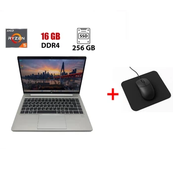 Ультрабук HP ProBook 445 G8 / 14" (1920x1080) IPS / AMD Ryzen 5 5600U (6 (12) ядер по 2.3 - 4.2 GHz) / 16 GB DDR4 / 256 GB SSD M.2 NVMe / AMD Radeon RX Vega 7 Graphics / WebCam б/у + Подарок Мышка и коврик