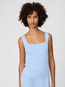 Топ женский Uniqlo 69669598 2XL Голубой (1159914534)