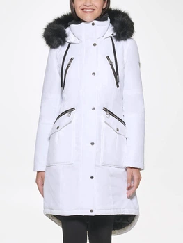 Парка зимова з хутром жіноча Guess 509063583 XL Біла (1159865425)