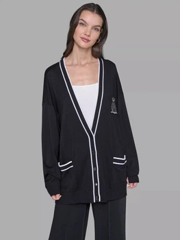Кардиган женский Karl Lagerfeld 868441998 M Черный (1159865571)