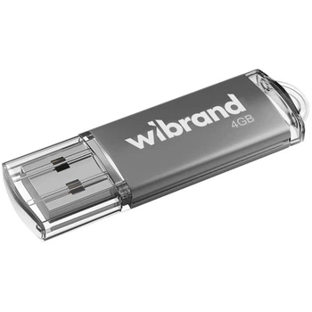 USB флеш-накопитель Wibrand Cougar 4GB USB-A 2.0 Silver (WI2.0/CU4P1S) [170477]