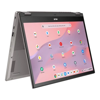 Сенсорний ноутбук 14" ASUS Chromebook Vibe CX34 Flip (CX3401FBA-LZ0292) Intel Core i5-1235U RAM 8GB SSD 512GB 10год батарея ChromeOS (UKR) (102148601) - Уцінка