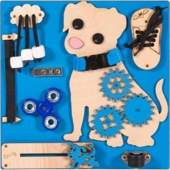 Tablica manipulacyjna 3toysm Pies Hugo Niebieska HG03 (5905325439236)