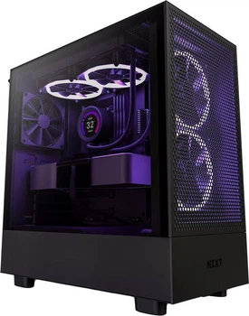 Корпус NZXT H5 Flow Tempered Glass без БП Black (CC-H51FB-01) Б/в,U1