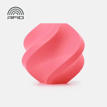 PLA-пластик Філамент Bambu Lab PLA Basic Pink (10203) для 3D-принтера - 1Кг, 1.75mm Рожевий без котушки Refill