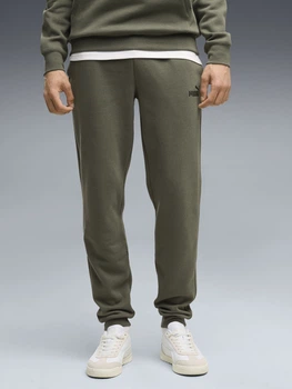 Спортивные штаны утеплённые мужские Puma Essentials Foundation 68260786 2XL Moss Veil (4070033444450)