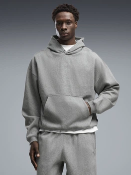 Худи утеплённое мужское Puma Fundamentals 69454602 2XL Medium Gray Heather (4070033609873)