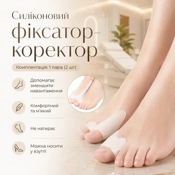 Силиконовый фиксатор-корректор для косточки большого пальца