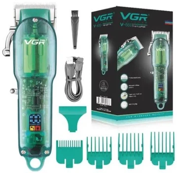 Машинка для стрижки волосся VGR V-660 аккумуляторна