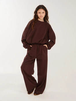 Костюм світшот+штани для дівчиники Dinomin 2514 158 см Шоколадний shop (2000999464201)