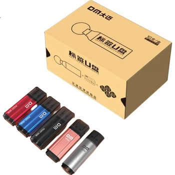 Флеш-накопитель DM Daimai 16 ГБ USB 2.0, модель PD208, с возможностью подключения и использования без установки драйверов, небольшой емкости, 10 штук в коробке.