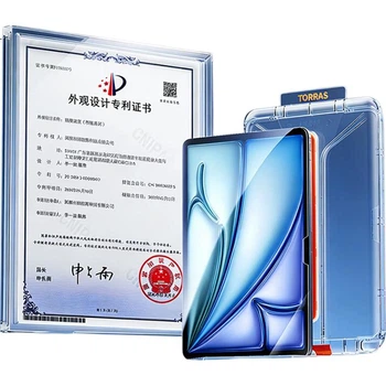 Защитное стекло TORRAS для iPad Pro 11" (M5, 2025), прозрачное, на весь экран