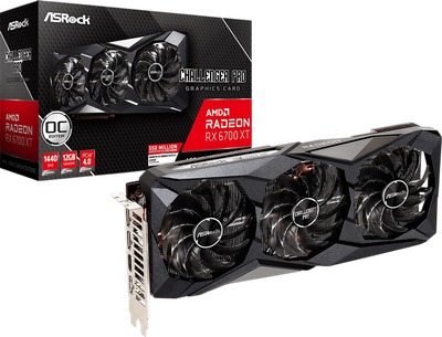 Відеокарта AMD Radeon RX 6700 XT 12GB ASRock Challenger Pro OC (RX6700XT CLP 12GO) Б/В