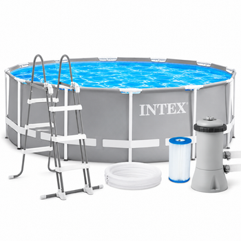Басейн каркасний Intex 26718 366 х 122 см зі сходами і фільтр-насосом