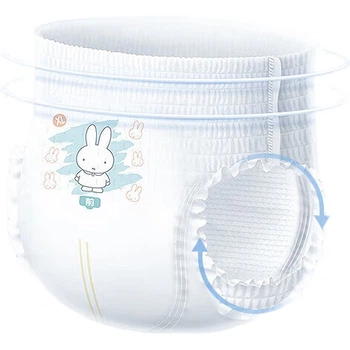 Подгузники-трусики Solove Miffy Colorful, размер L, 40 штук (9-14 кг), легкие и мягкие, в одной упаковке.