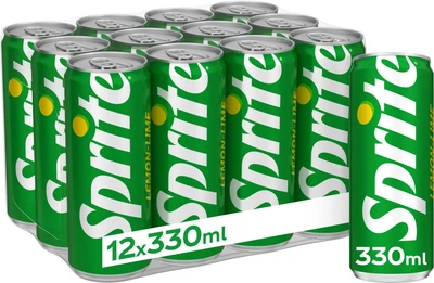Напій безалкогольний сильногазований Sprite 0.33 л х 12 шт (5449000012173_5449000014535)