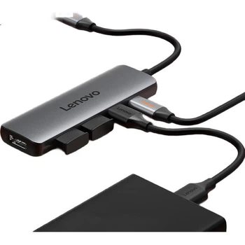 Хаб Lenovo Type-C з HDMI 4K 60Гц, PD зарядка, для ноутбуків та планшетів