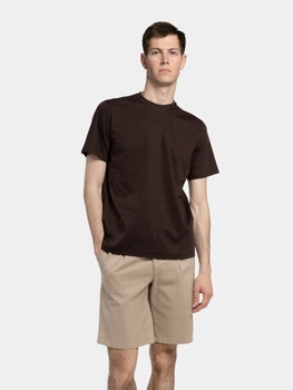 Футболка чоловіча коричнева бавовняна Arber T-SHIRT FF19 S зріст 4 коричневий (M13.24.38.621)