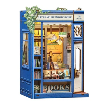 Бук Нук Літературна книгарня Book Nook Literature Bookstore DIY Інтер'єрний конструктор BJAA-203