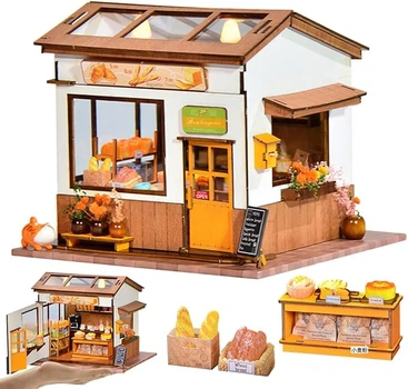 Румбокс Пекарня Roombox Boulangerie DIY CuteBee Інтер'єрний конструктор BM-880