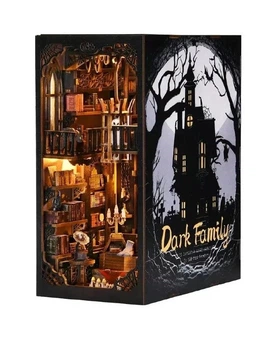 Бук Нук Темна Сім'я Венздей 3D Інтер'єрний конструктор Wednesday Magic Dark Family DIY Book Nook Kit SL-04
