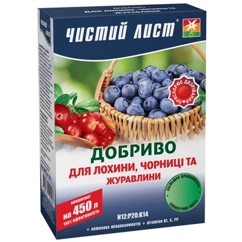 Удобрение Kvitofor Чистый лист для голубики, черники и клюквы 300 г (66336)