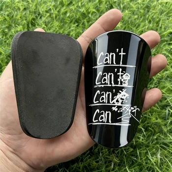 Щитки футбольные маленькие мини mini Can't L (10x6.5см) детские и подростковые черные