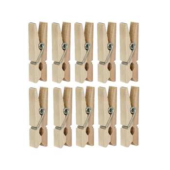 Деревянные прищепки для декора PPP-6-30x8mm, 6 штук