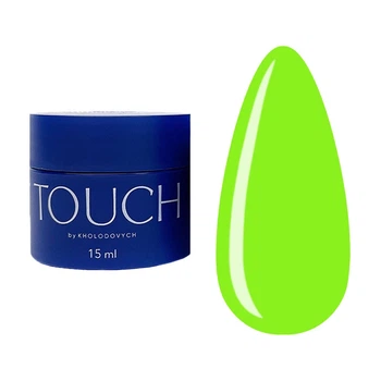 Жидкий полигель Touch Liquid polygel, Toxic green, 15 мл
