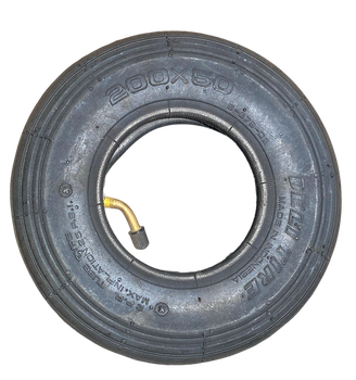 Шина с камерой 200×50 Deli Tire - качественная пневматическая шина для тележек и колес