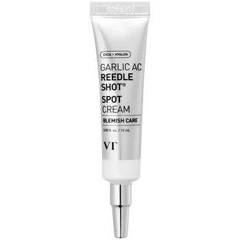 Точечный крем от воспалений с экстрактом чеснока и спикулами VT Garlic AC Reedle Shot Spot Cream, 15 мл