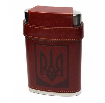 Фляга в чохлі 265 мл і 3 чарки