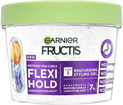 Гель Garnier Fructis Кучерявий Метод для укладання та фіксації для кучерявого та хвилястого волосся 370 мл (3600542659765)