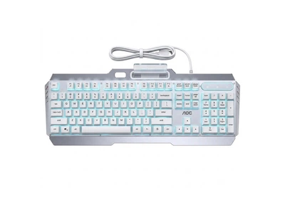 Клавиатура механическая проводная AOC KB122 Backlit USB White
