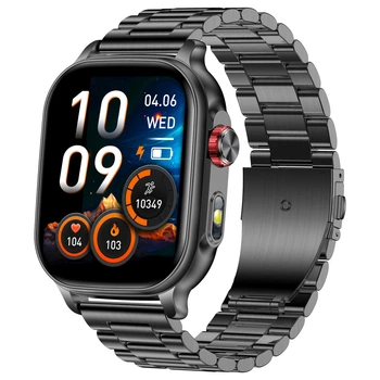 Смарт-годинник Smart Energy Steel Black, 2 ремінці