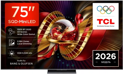 Телевизор TCL MiniLED 75" 75C8L