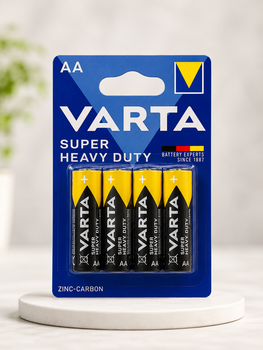 Батарейки VARTA Super Heavy Duty AA R6 1.5V солевые 4 шт