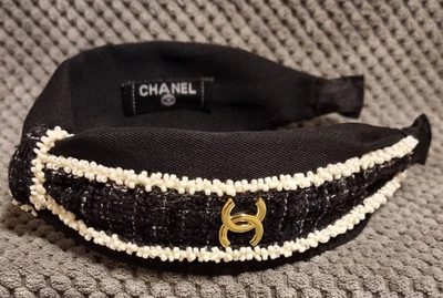 Шикарний жіночий обідок для волосся chanel чорний
