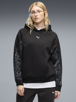 Худи женское Puma Essentials Graphics 69400701 L Black (4070033337059)