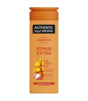 Шампунь для волос Authentic Repair Extra Дополнительное восстановление для повреждённых и сухих волос восстанавливающий шампунь для укрепления и ухода за волосами 400 мл (8595025836489)