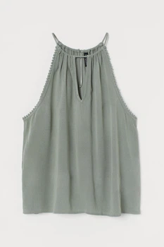 Топ H&M Divided блідо-зелений MSPRO534 38
