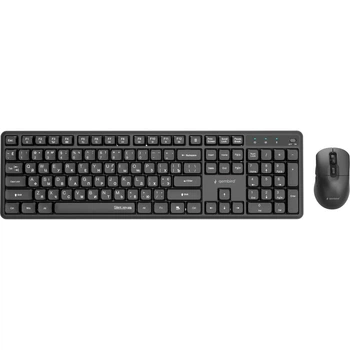 Комплект (Клавиатура и мышь) Gembird KBS-WMS-01-CYRL Black (KBS-WMS-01-CYRL)