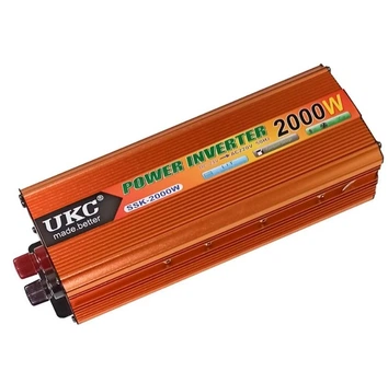 Інвертор UKC SSK 2000W 12V перетворювач автомобільної напруги AC/DC