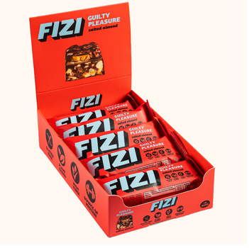 Бокс батончиков FIZI GUILTY PLEASURE Salted Almond 10шт