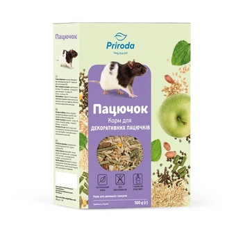 Корм Природа Пацючок для декоративных крыс, 500 г