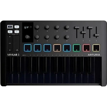 MIDI-клавиатура Arturia MiniLab 3 Deep Black Arturia Analog Lab V (24-03-08-02)